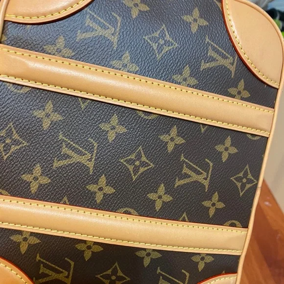Louis Vuitton Ltd edition mini luggage monogram top handle shoulder brown purse - Picture 6 of 15